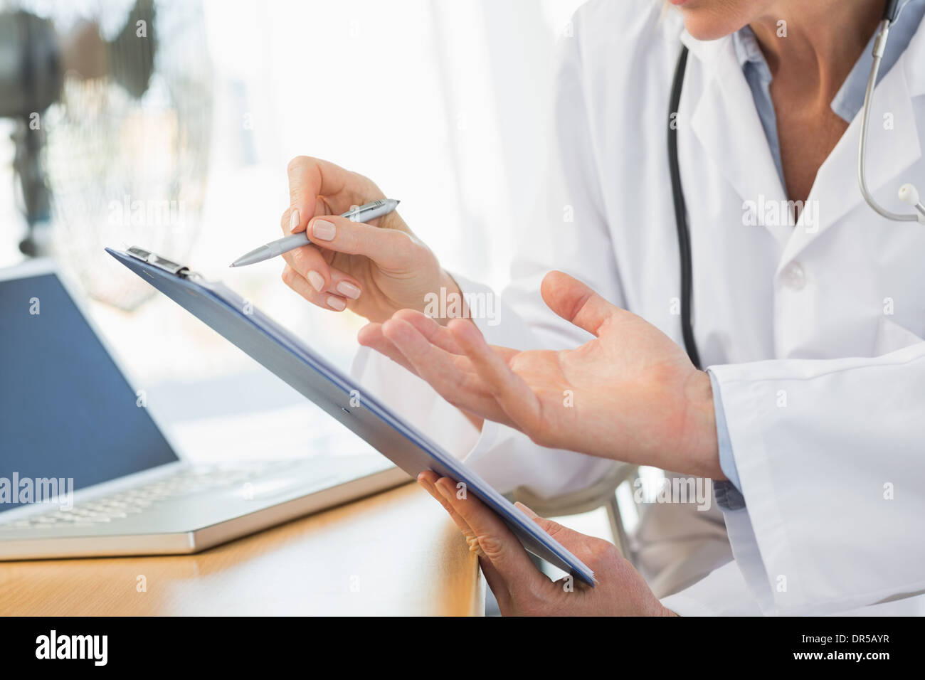 Close up doctors hands office hi-res stock photography and images - Alamy