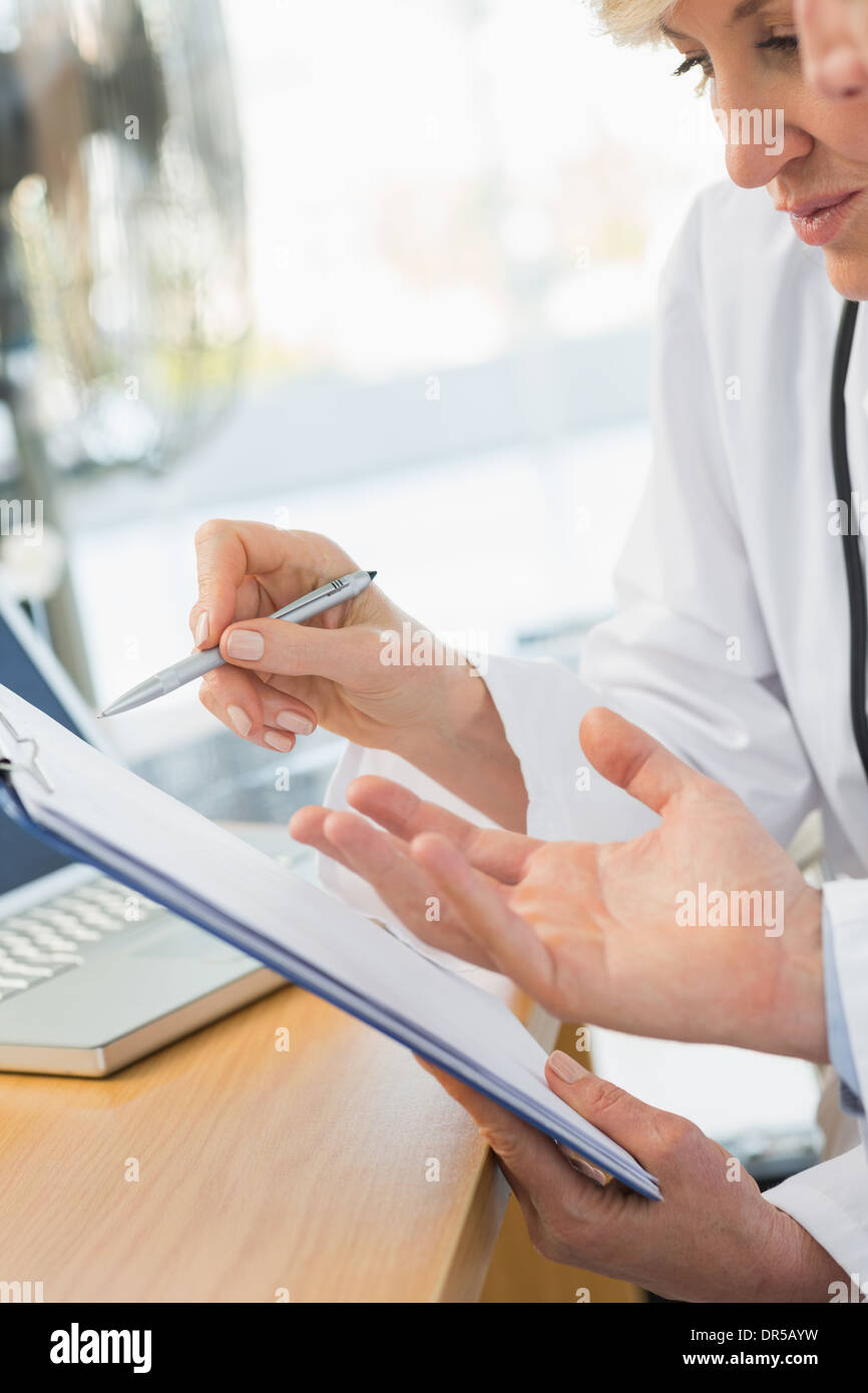 Close up doctors hands office hi-res stock photography and images - Alamy