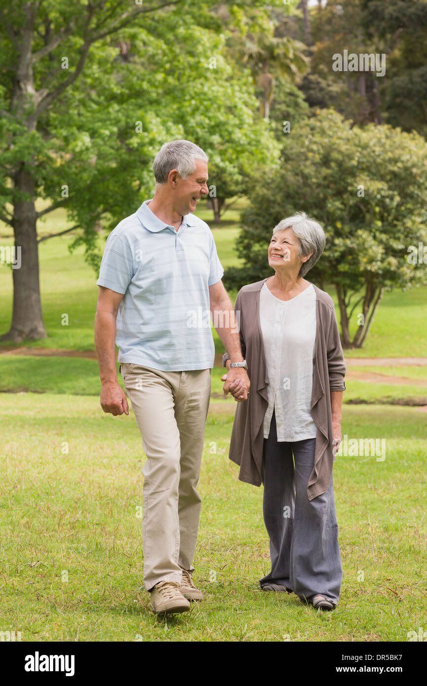 Woman happy relaxed walking hi-res stock photography and images - Alamy