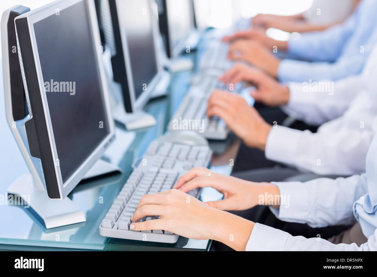 Work Consuning Computing Man woman using computers hi-res stock photography and images - Alamy