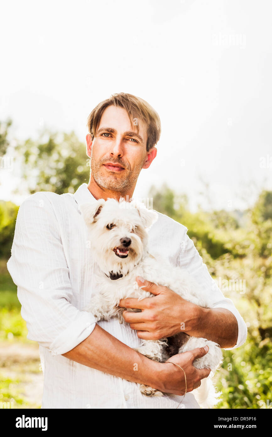 Man and dog bonding hires stock photography and images Alamy