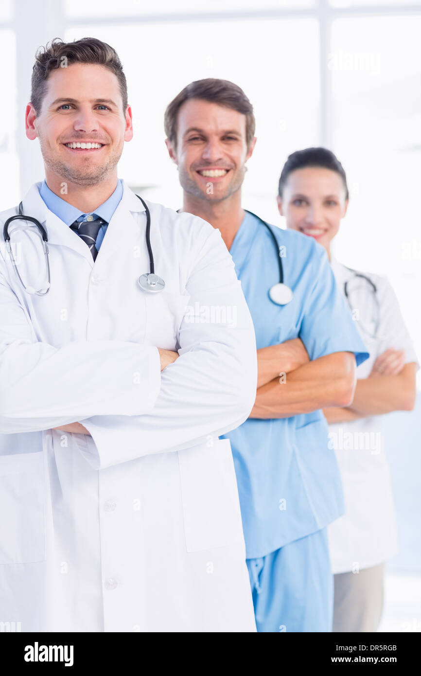 Portrait of confident happy group of doctors Stock Photo - Alamy