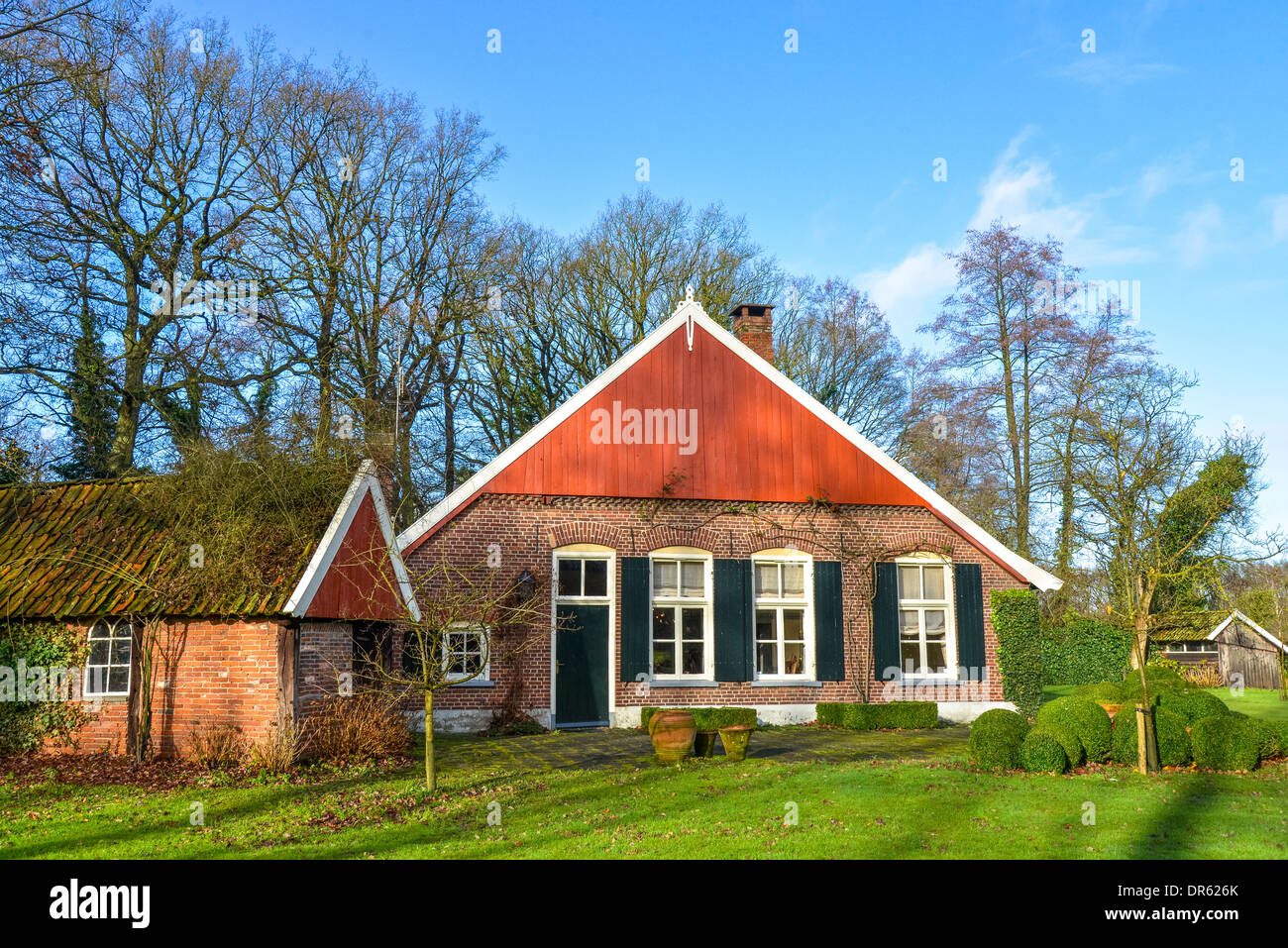 old farm in east part of holland so called Achterhoek Stock Photo