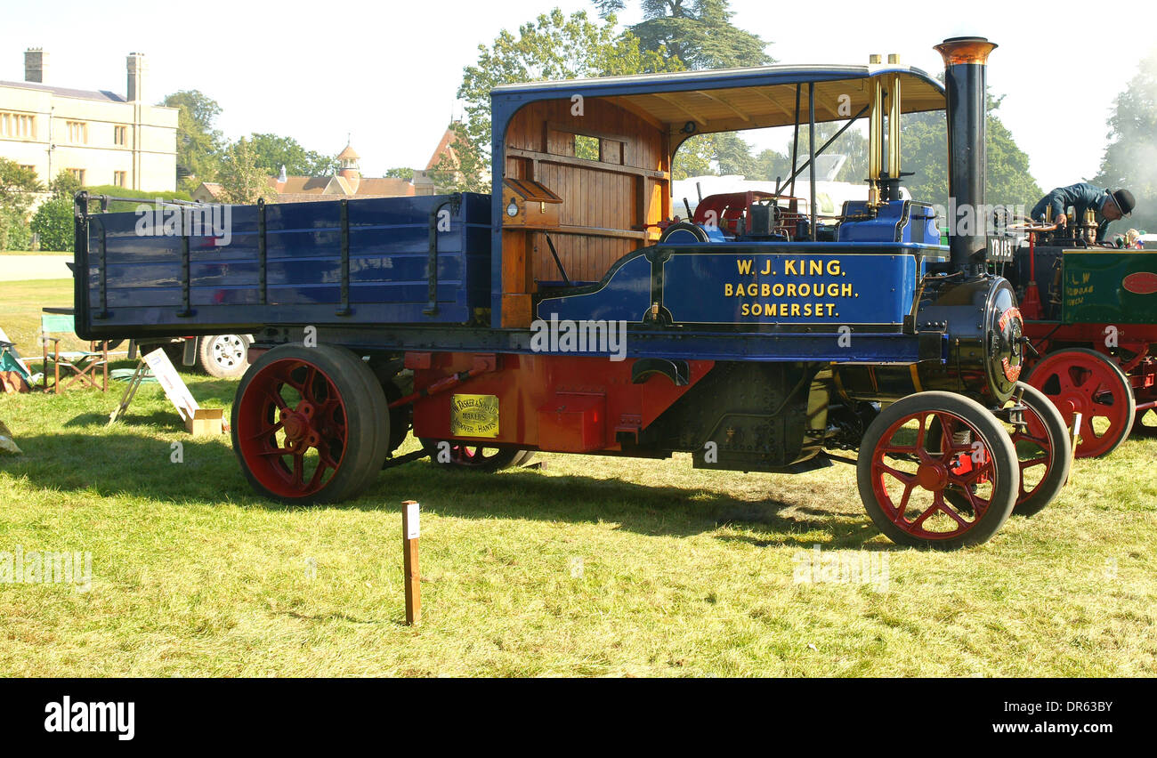 1924 Tasker 5 Ton Steam Waggon (YB 183). This rare Tasker tipper belongs to  the Hampshire County Museum Stock Photo - Alamy