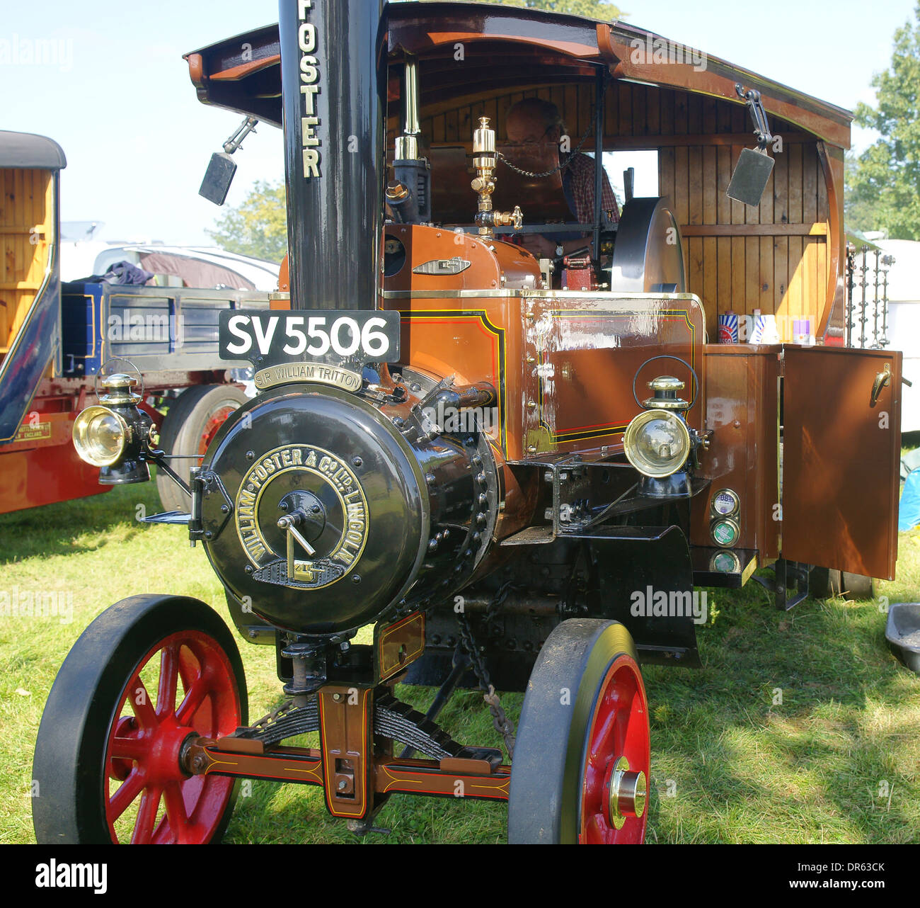 1921 Foster steam lorry 14470 SV5506 Sir William Tritton at Bedford Steam Rally at Shuttleworth Park Stock Photo