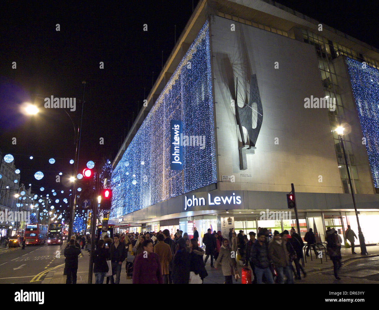 united kingdom central london w1 oxford street john lewis department store Stock Photo