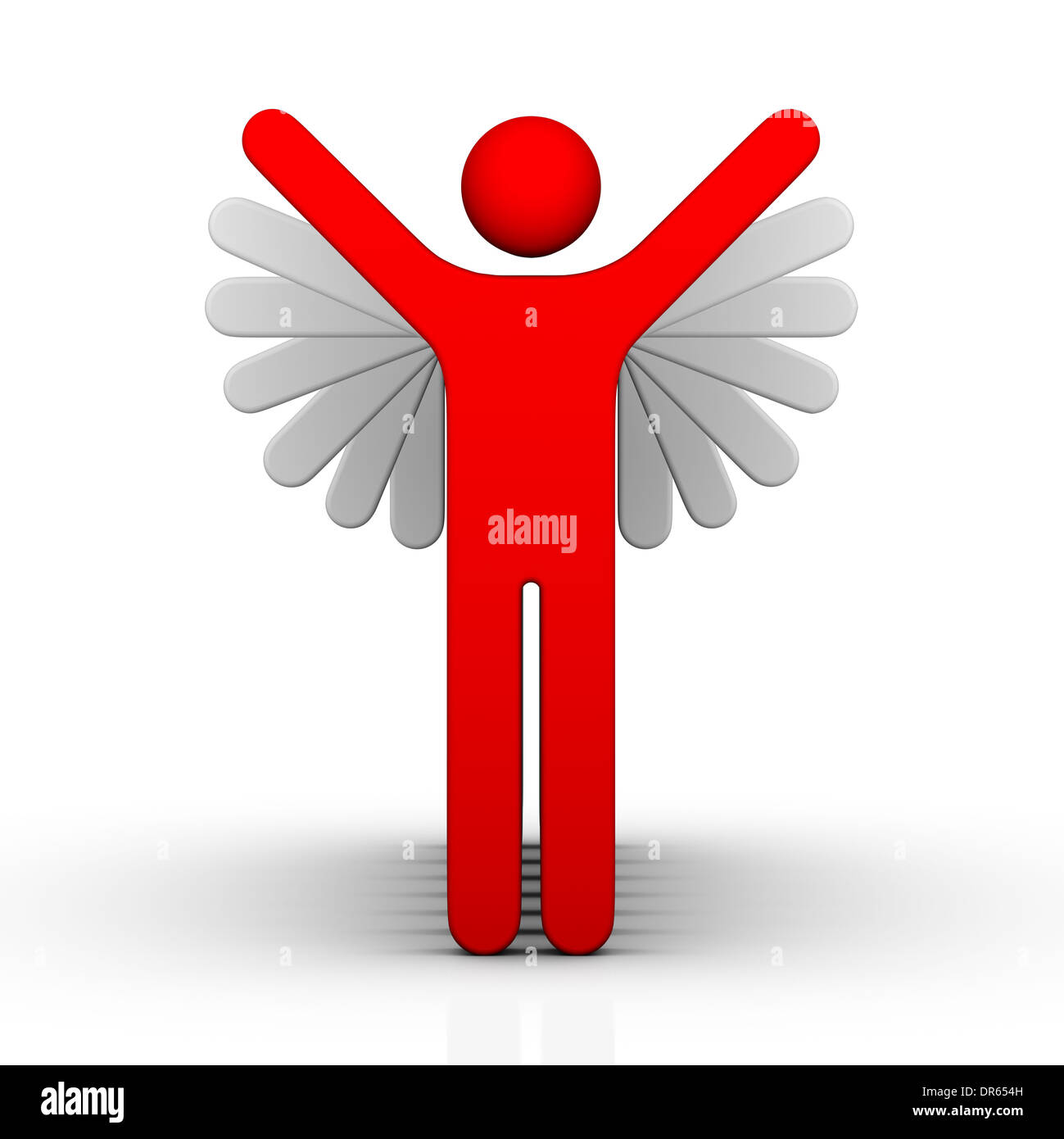 man symbol with many hands Stock Photo - Alamy