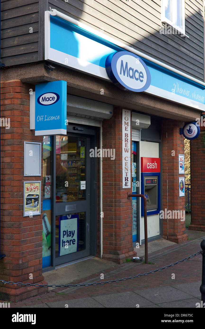 Mace shop, UK Stock Photo