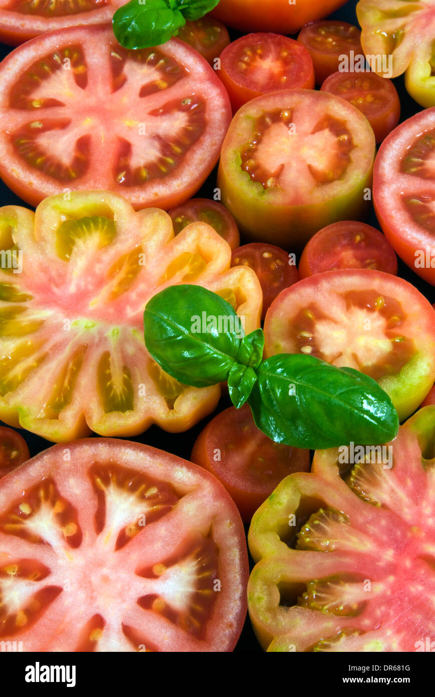 Different type of tomato Stock Photo