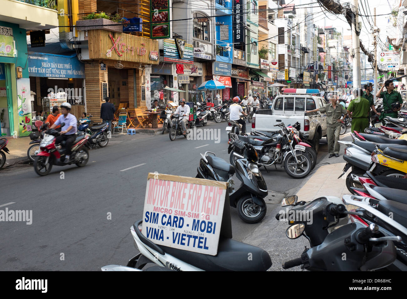 Bui Vien Street District 1 Ho Chi Minh City Vietnam Stock Photo - Alamy