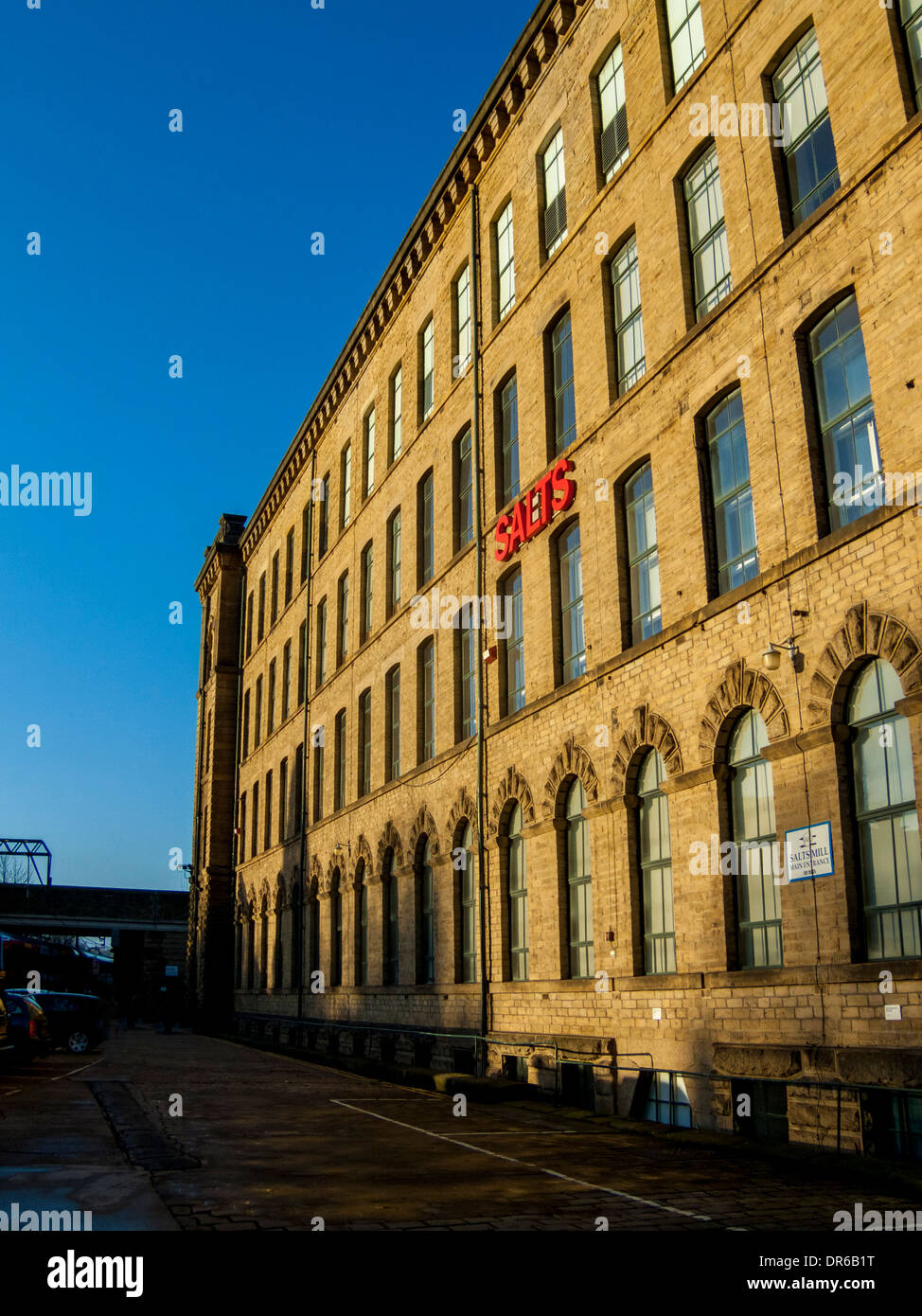 Salts Mill is a former textile mill, now an art gallery, shopping