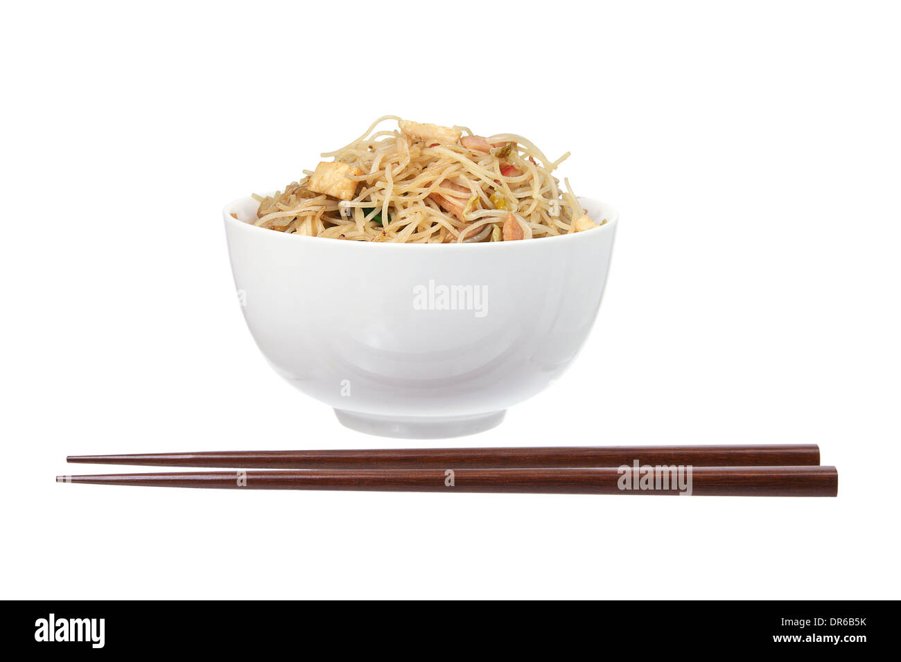 Fried Rice Noodles Stock Photo Alamy