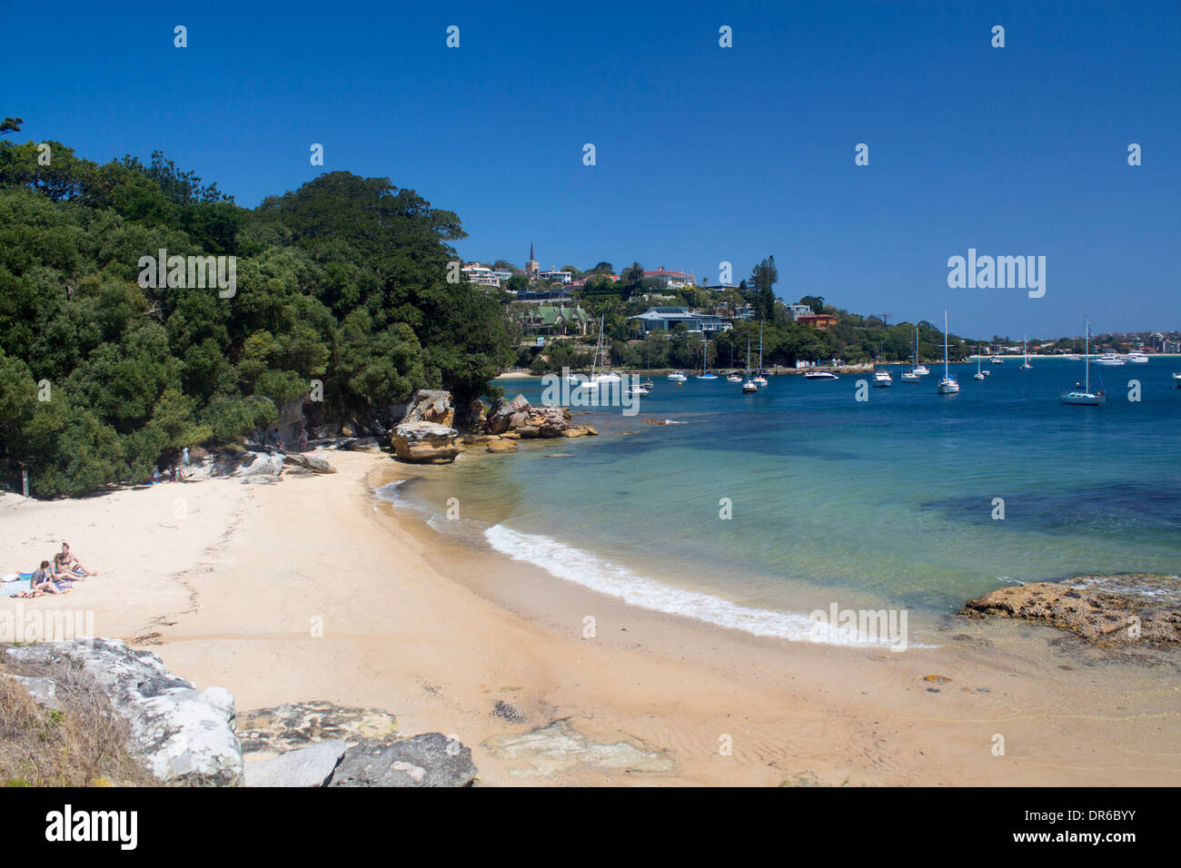 Milk Beach looking towards Rose Bay Sydney Harbour National Park ...