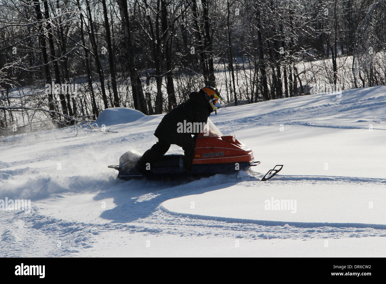 Snowmobile track canada hires stock photography and images Alamy