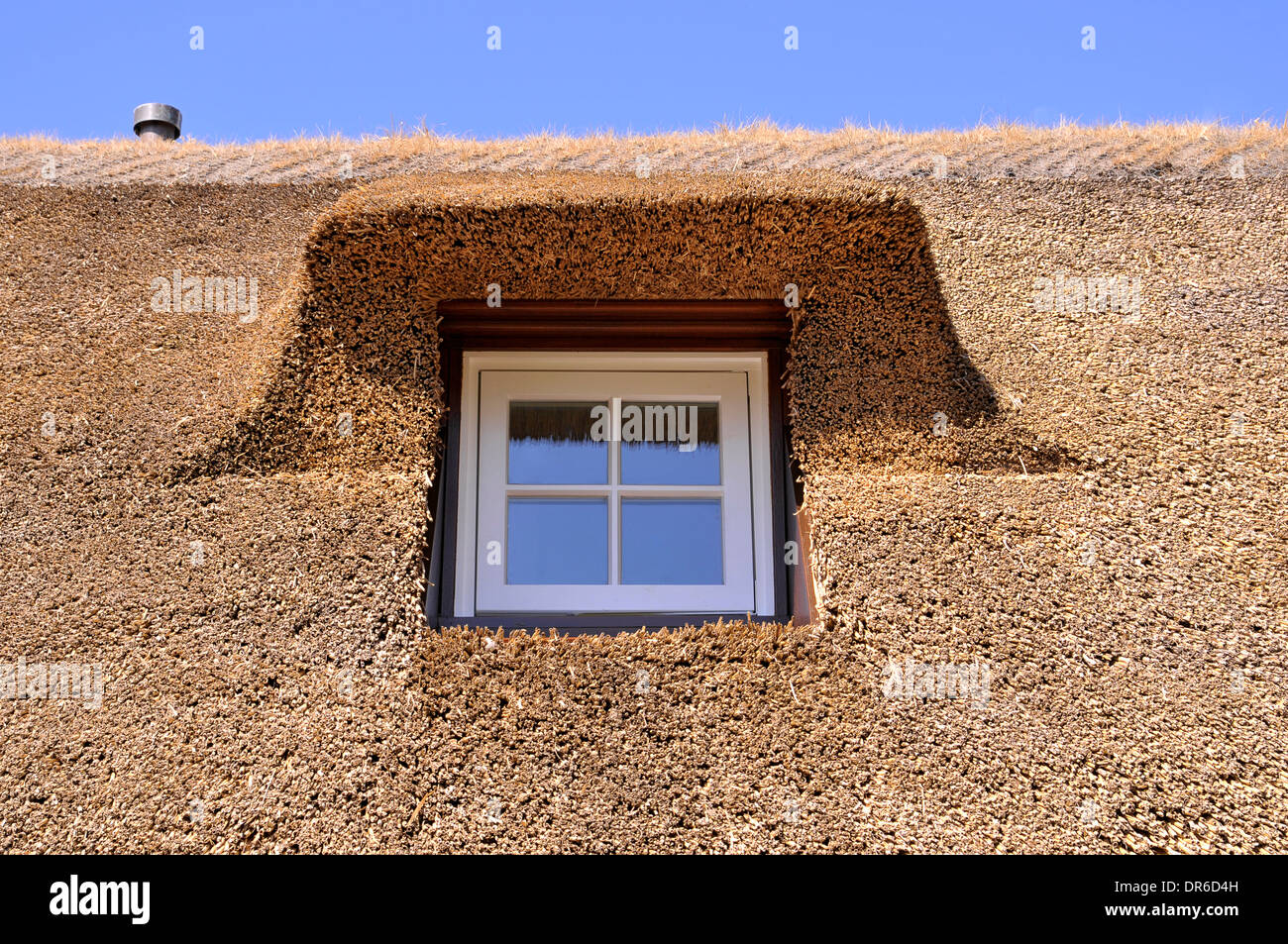 Thatched roof, Sylt, Germany Stock Photo