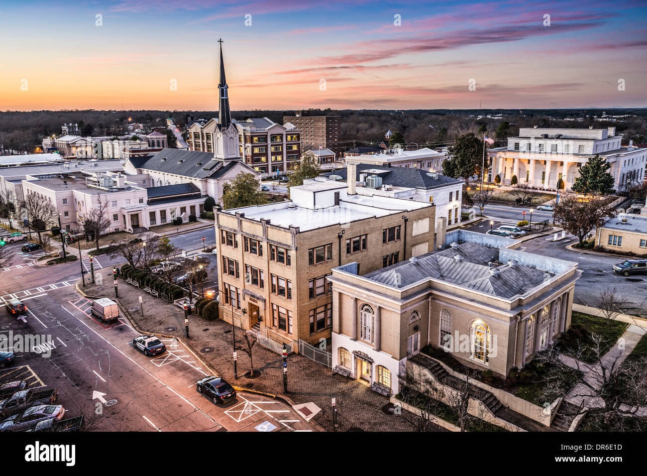Athens, Georgia, USA downtown cityscape Stock Photo - Alamy