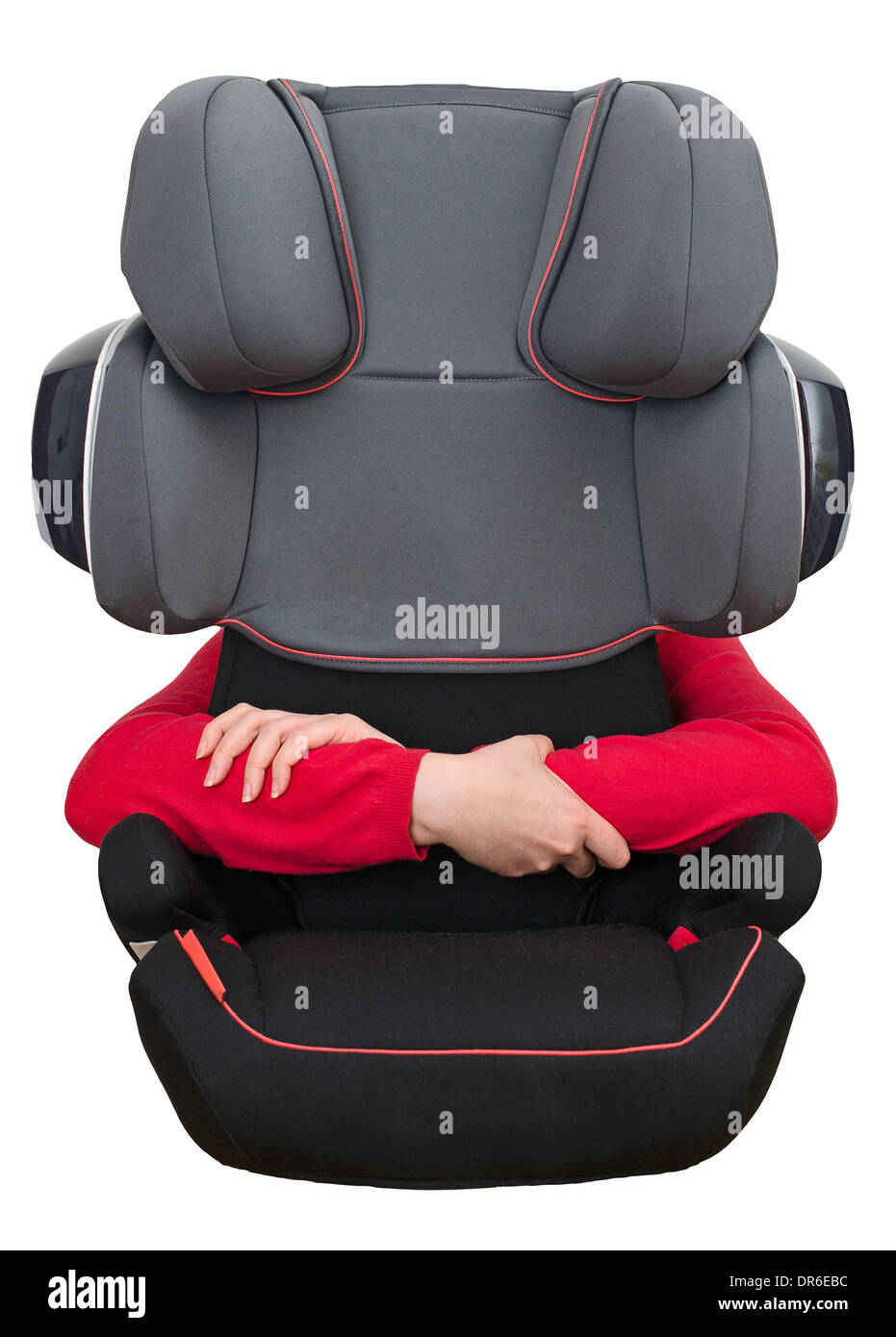 Child safety seat concept. Isolated on white Stock Photo Alamy