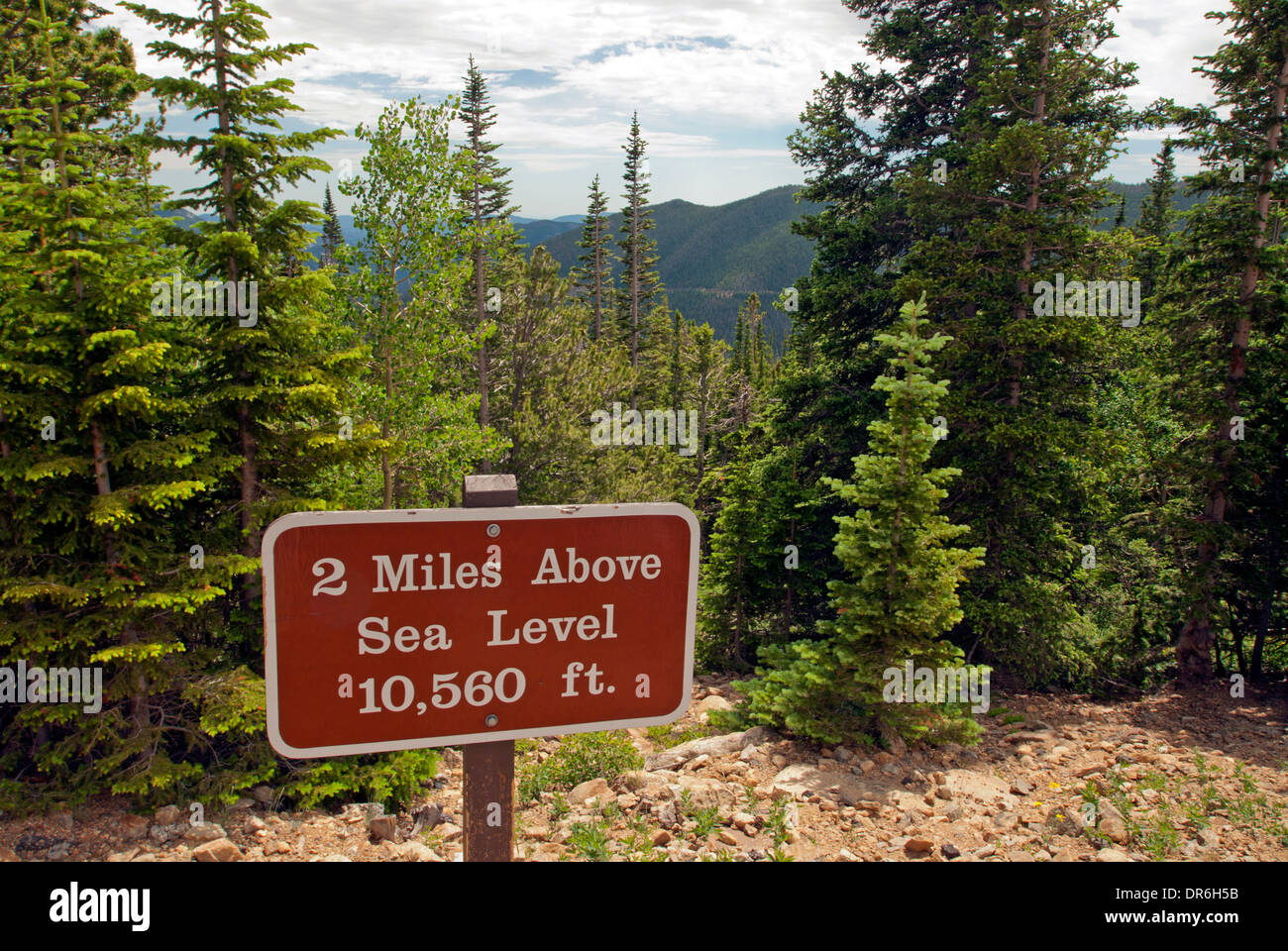 vail colorado height above sea level