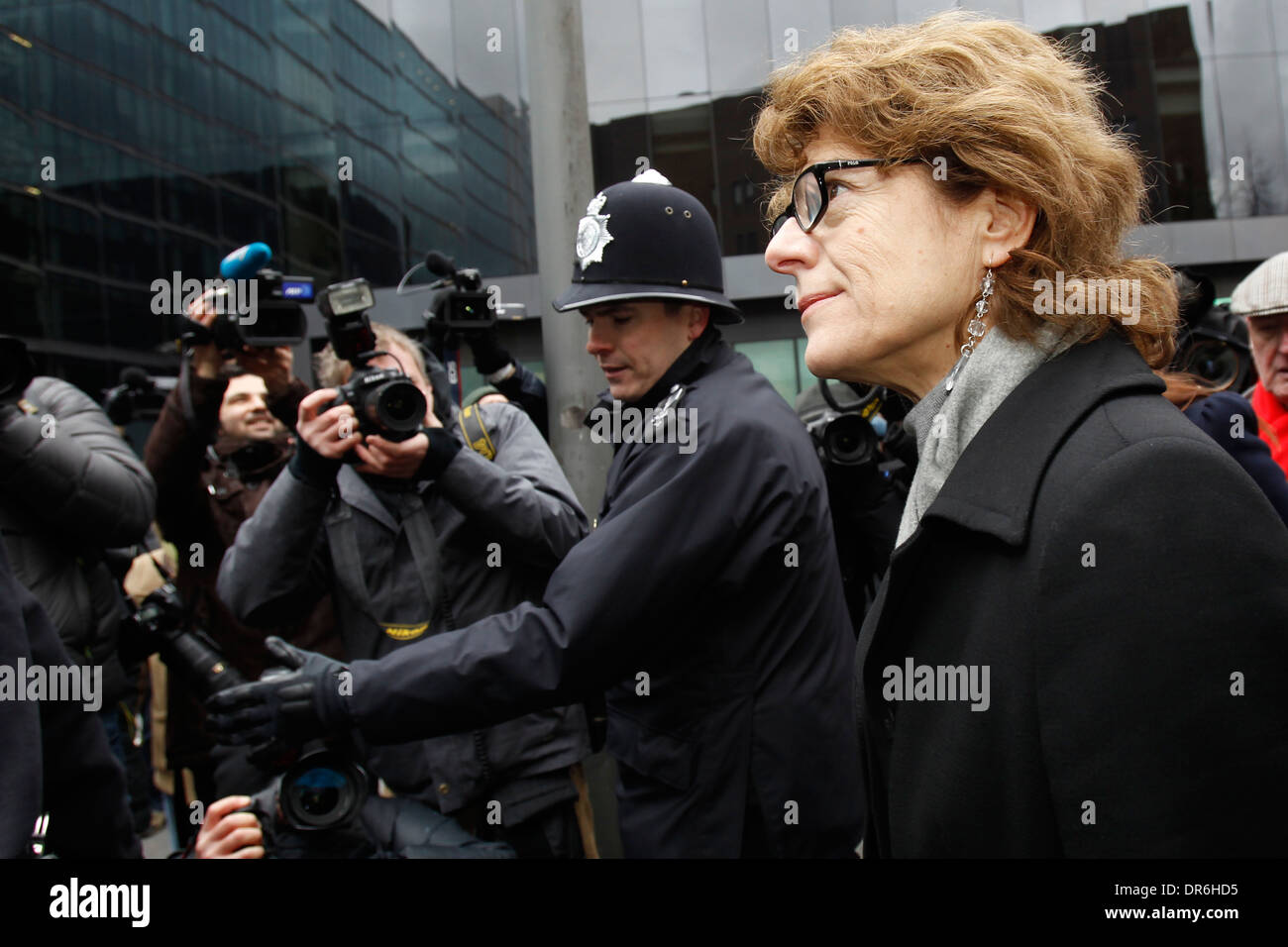 Vicky Pryce former Cabinet minister Chris Huhne Stock Photo