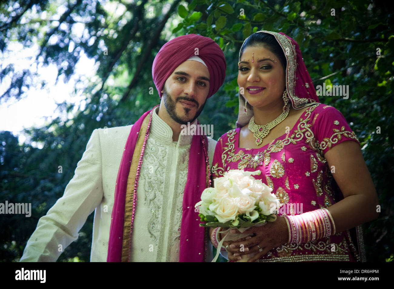 saree and sherwani