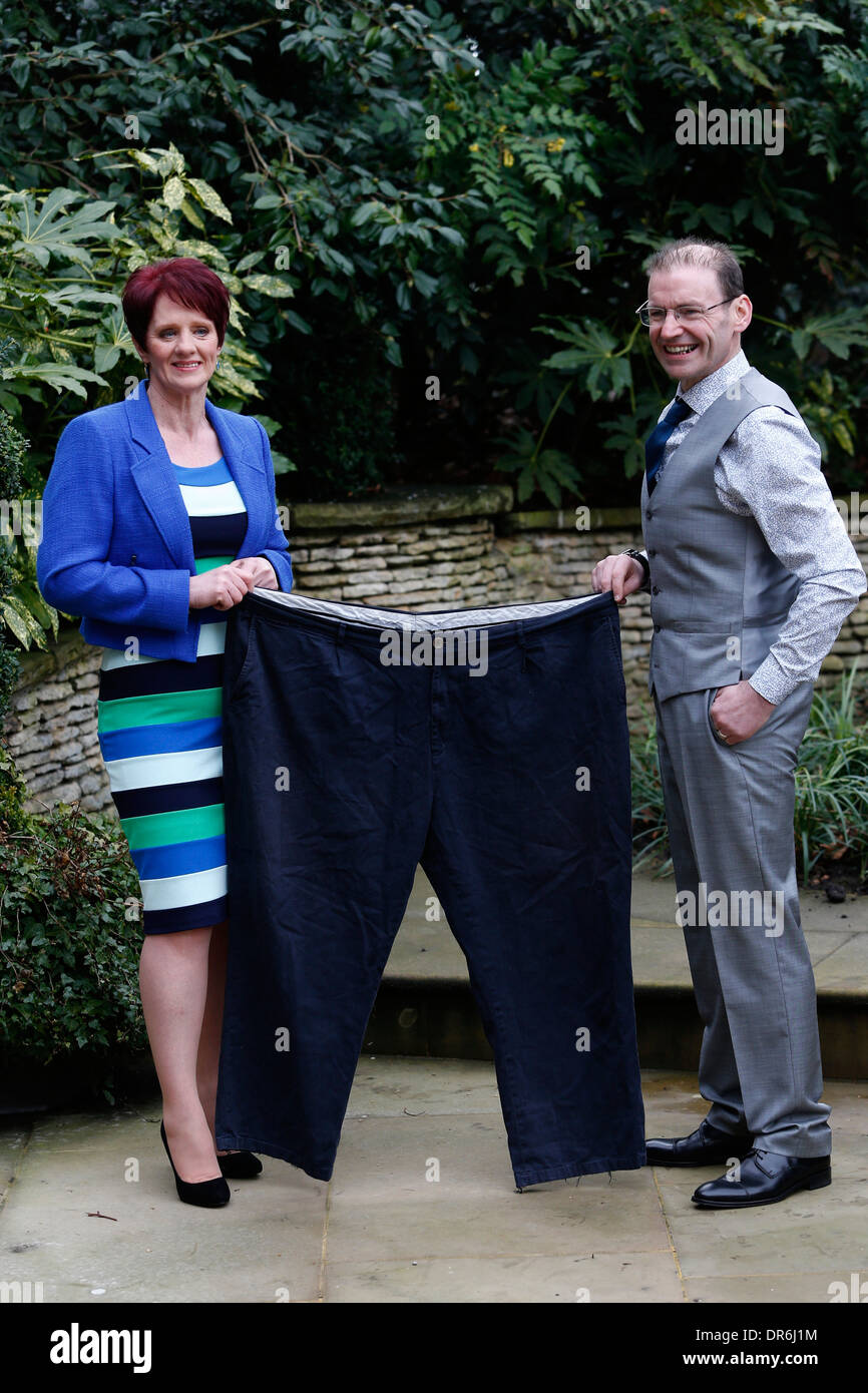 James and Joyce Quinn, who have been named Slimming World’s Couple of