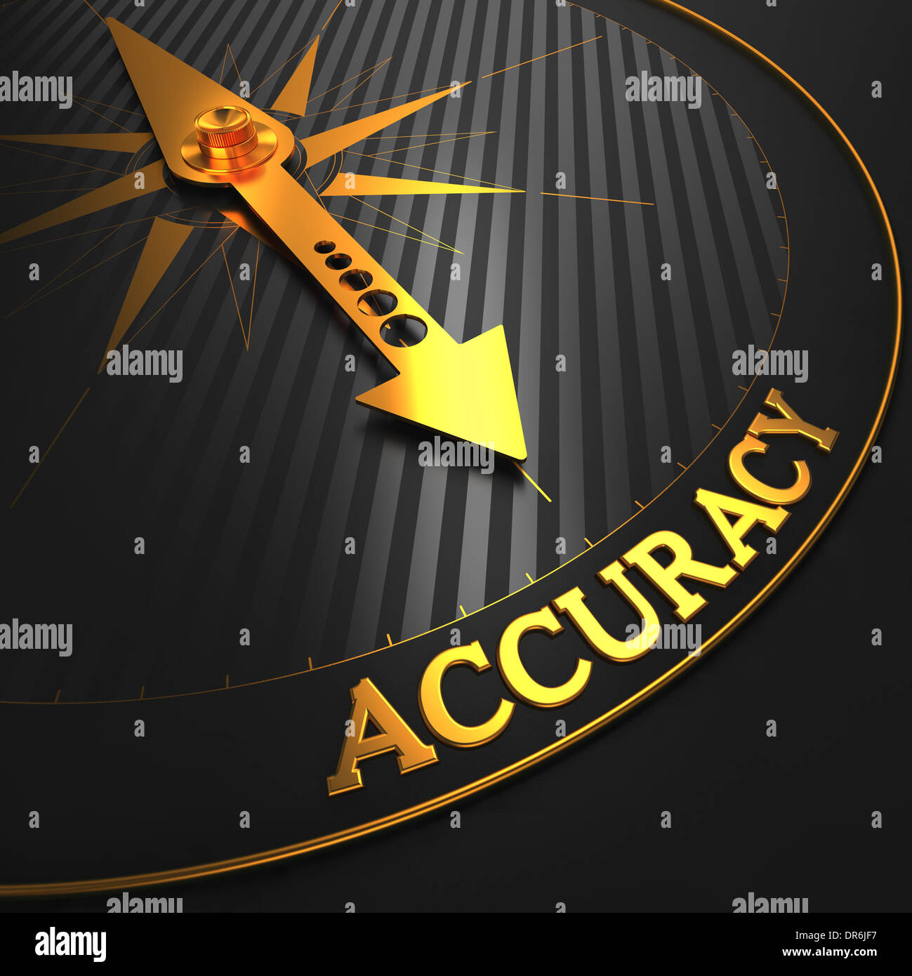 Accuracy Concept. Stock Photo