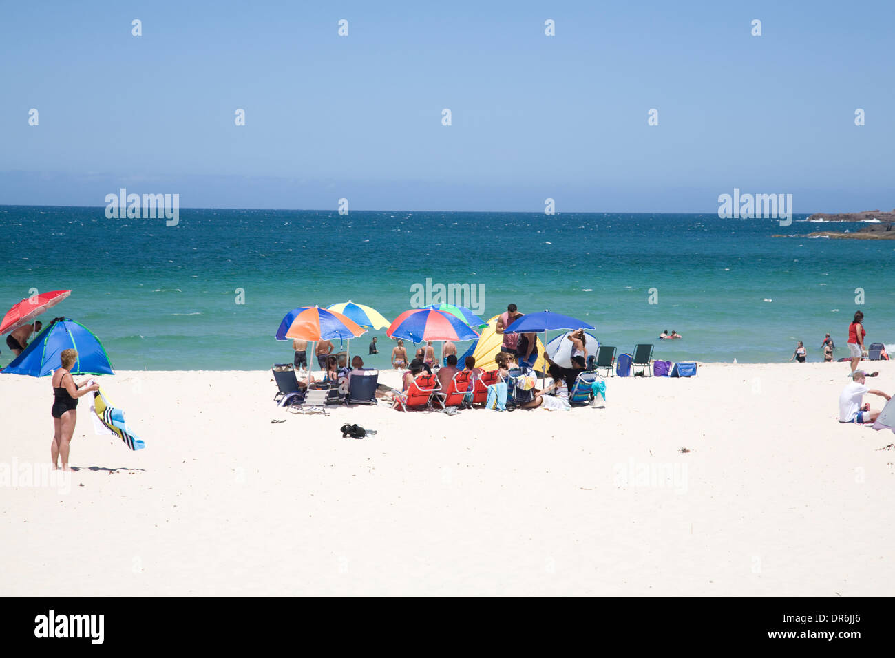 Fingal bay beach in Port Stephens, New South Wales,Australia Stock