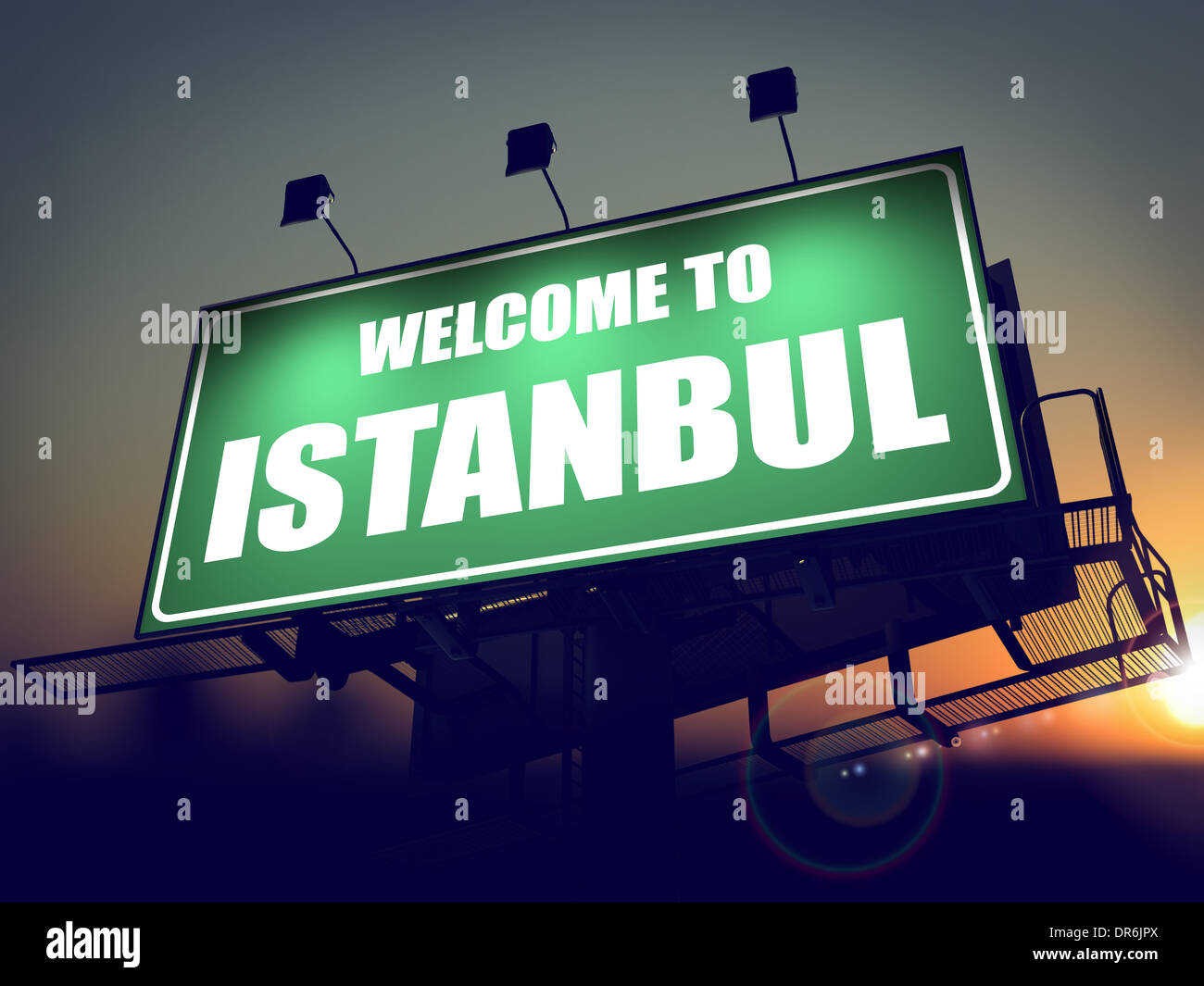 Billboard Welcome To Istanbul At Sunrise Stock Photo Alamy billboard-welcome-to-istanbul-at-sunrise-stock-photo-alamy