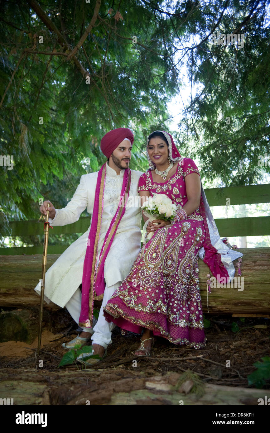 saree and sherwani