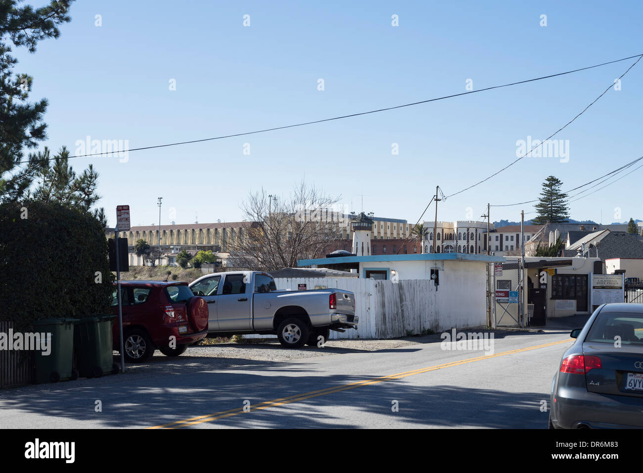 San Quentin state prison, San Quentin Village, main entrance. Stock Photo