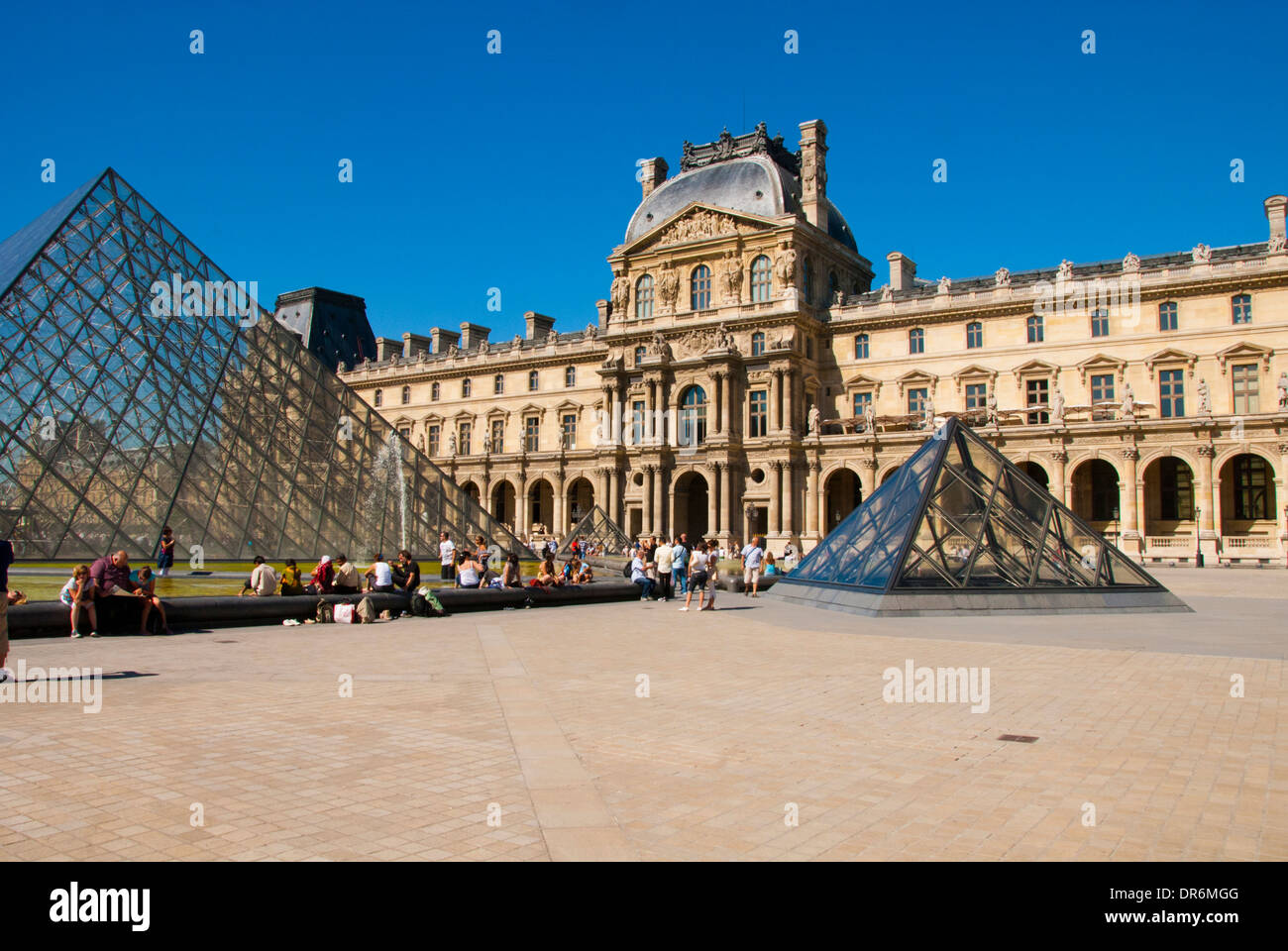 Louvre Museum, Paris, France Stock Photo