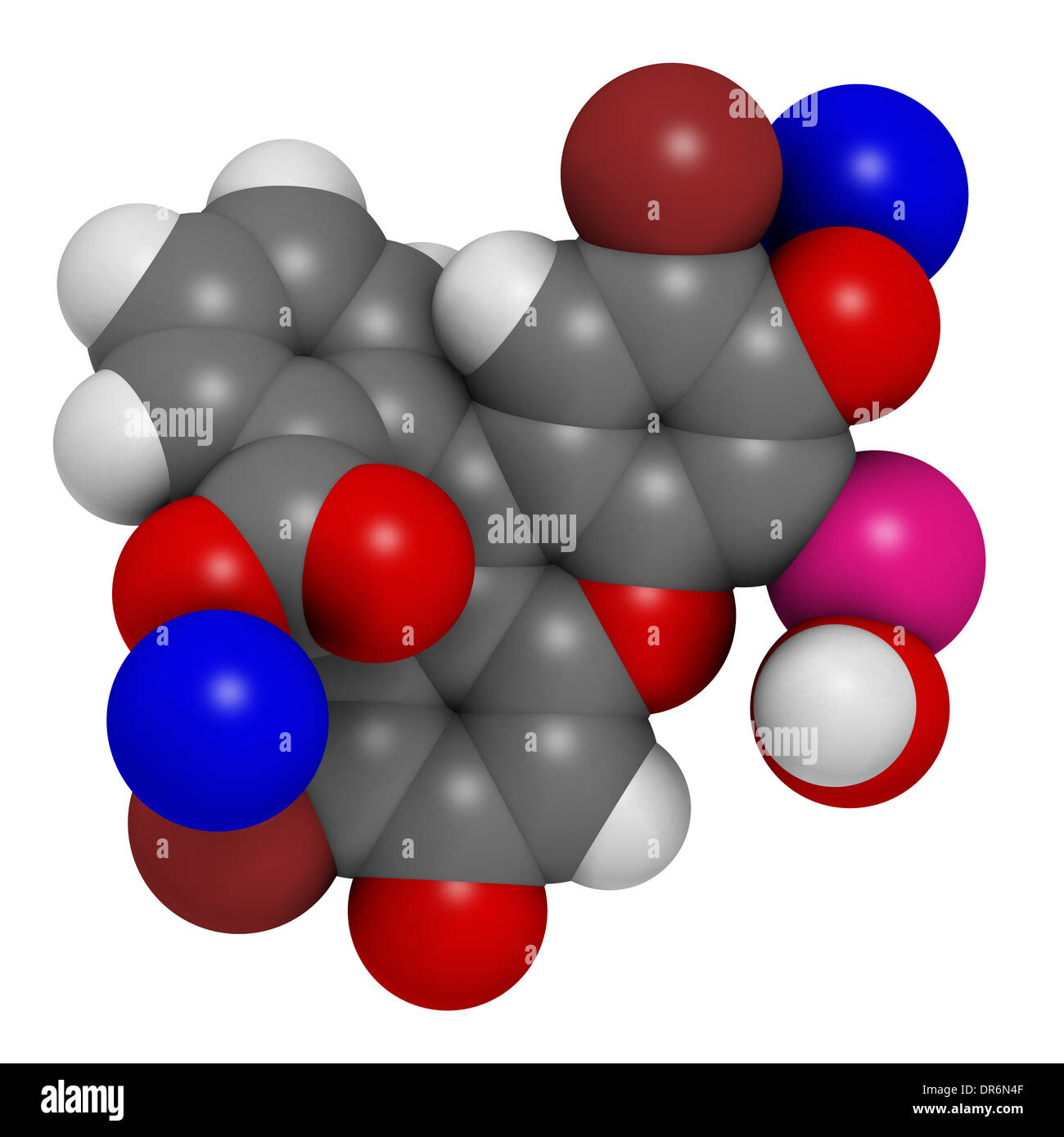 Merbromin Topical Antiseptic Molecule High Resolution Stock Photography ...