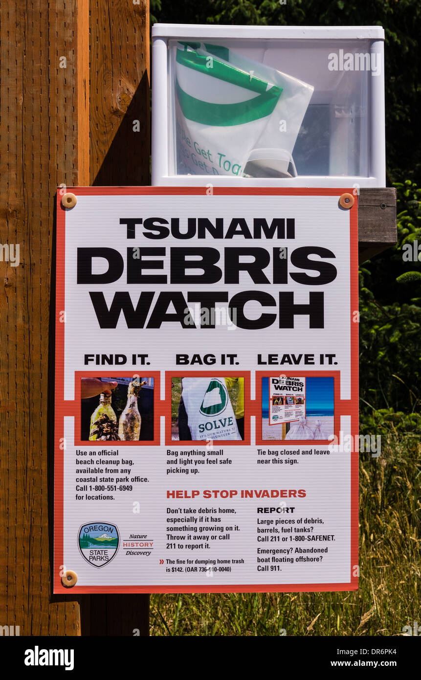 Brookings oregon tsunami zone