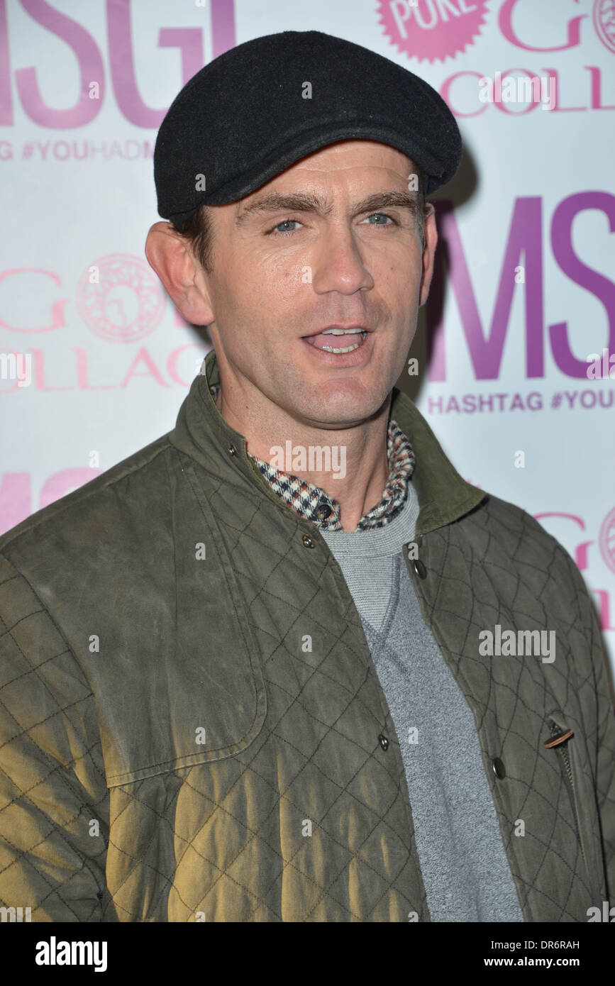 London, UK . 20th Jan, 2014.  Scott Maslen arrive at the MediaSKIN NTA Gifting Lounge at Penthouse,1 Leicester Square in London. Credit:  See Li/Alamy Live News Stock Photo