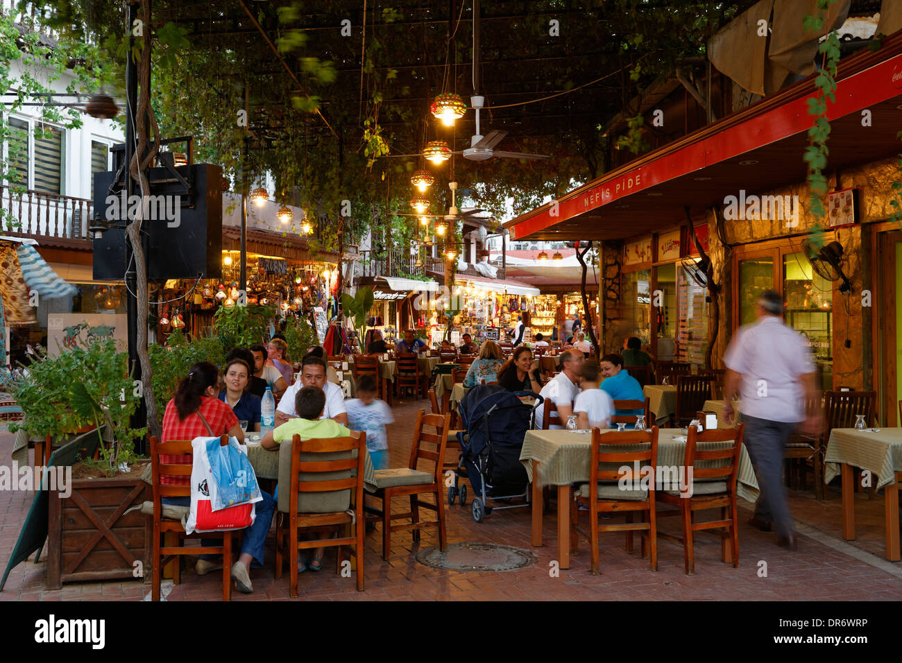 Turkey, Fethiye, Restaurant in the old town Stock Photo Alamy