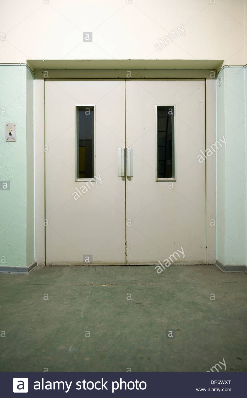Freight Elevator Door Stock Photos Freight Elevator Door Stock