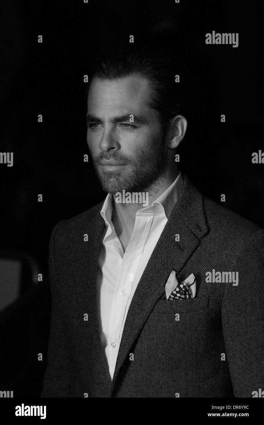 Chris pine Black and White Stock Photos & Images Alamy