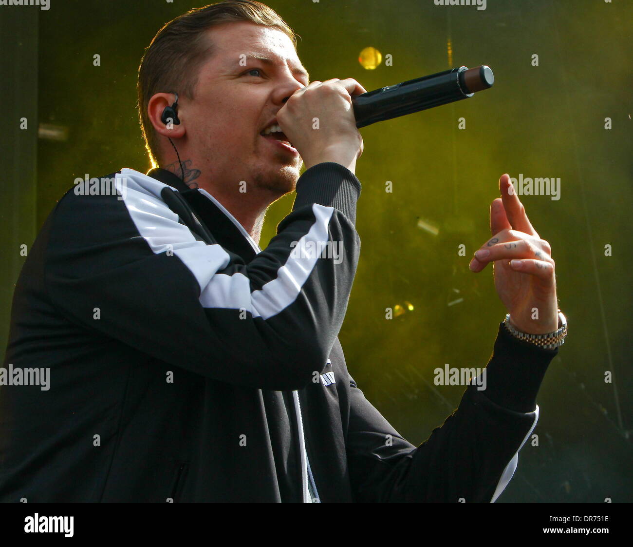 Professor Green aka Stephen Paul Manderson Barclaycard Wireless