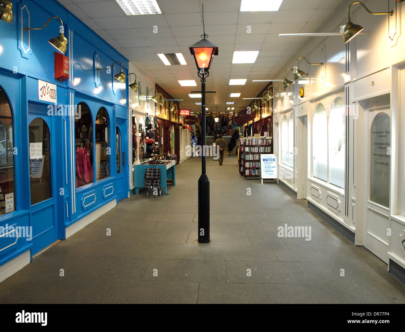 Indoor shopping Centre, St George's Arcade, Falmouth, Cornwall, UK Stock Photo