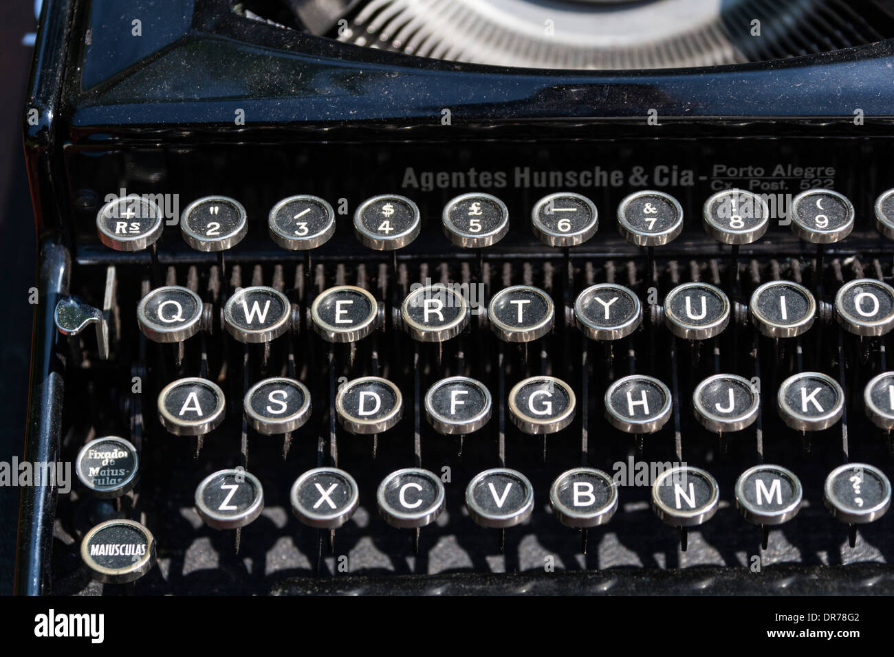 Schreibmaschine von 1932  Typewriter 1932 Stock Photo