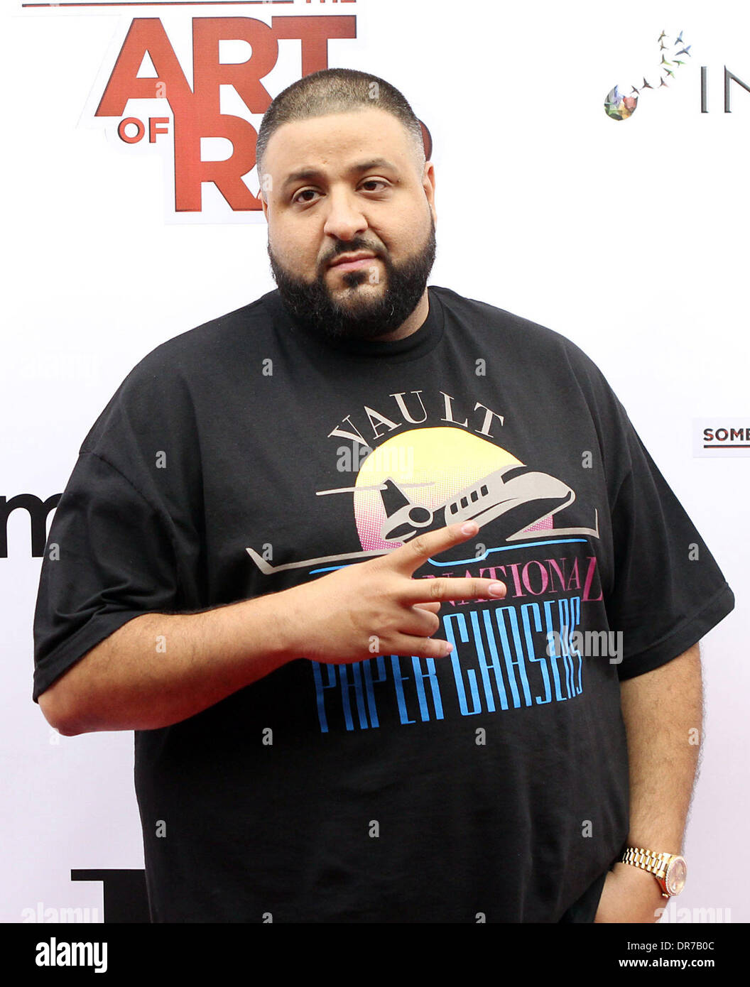 Kaled Rapero DJ Khaled, at the New York Premiere of 'Something From Nothing: The Art ...