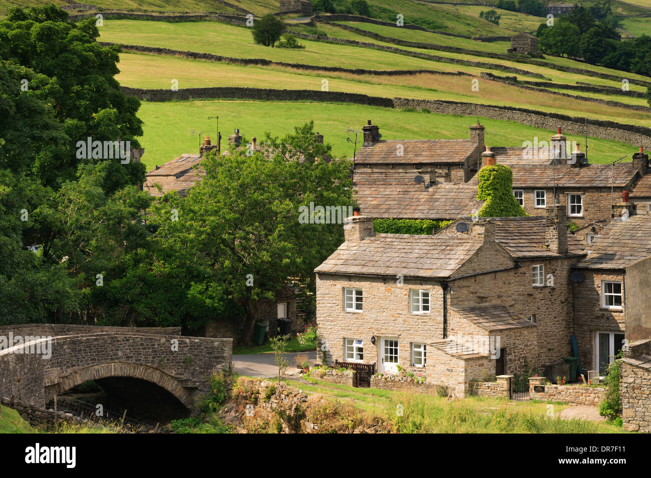 Thwaite Muker Richmondshire North Yorkshire England Stock Photo