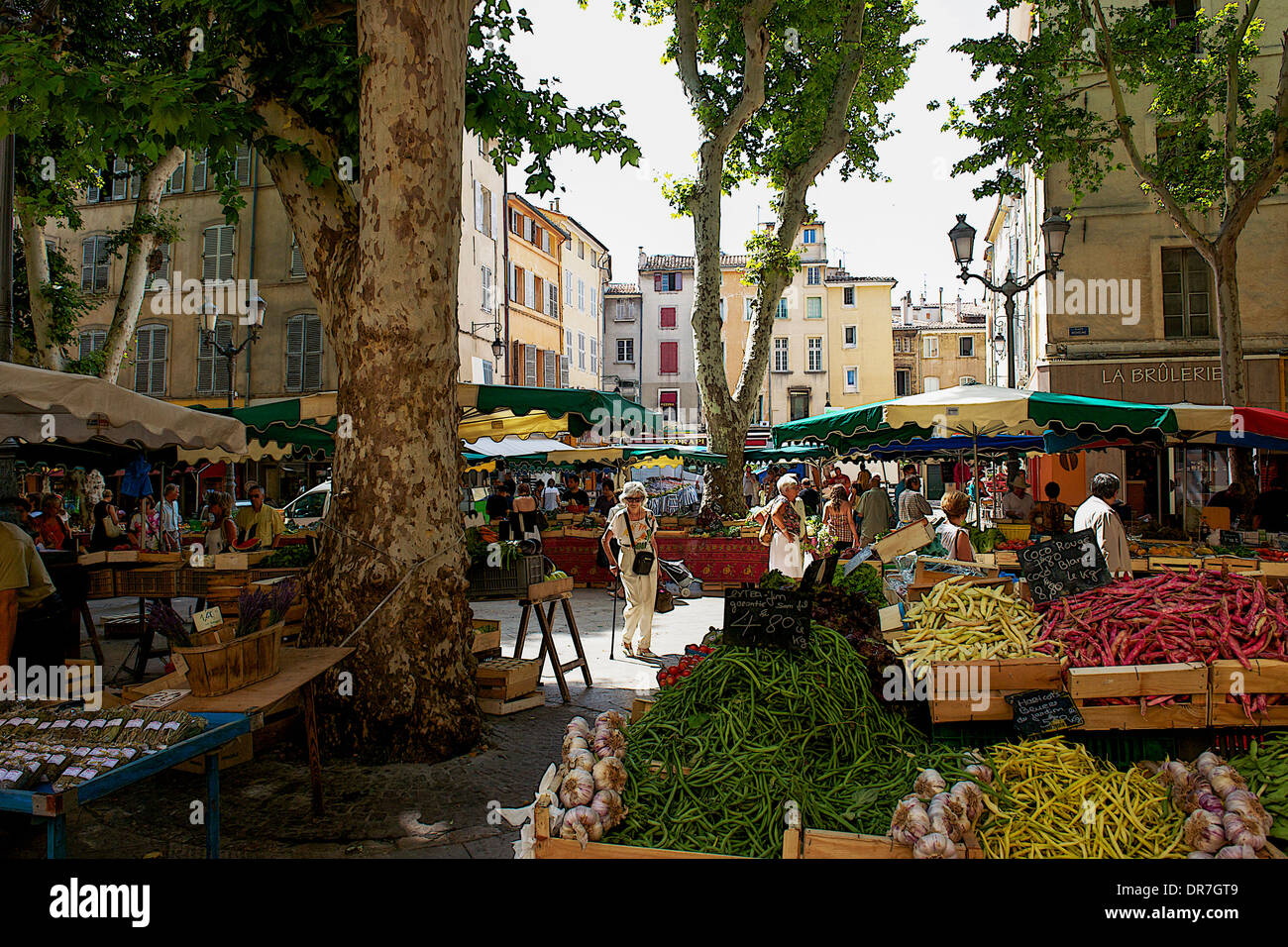 Morning market at the Place Richelme, AixenProvence, France Stock Photo 65935081 Alamy Morning market at the Place Richelme, AixenProvence, France Stock Photo 65935081 Alamy