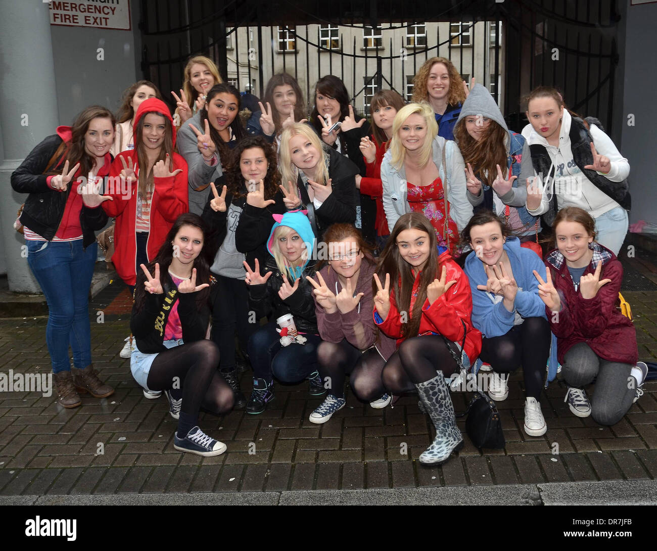 Atmosphere outside the Today FM radio station Dublin, Ireland 15.06.