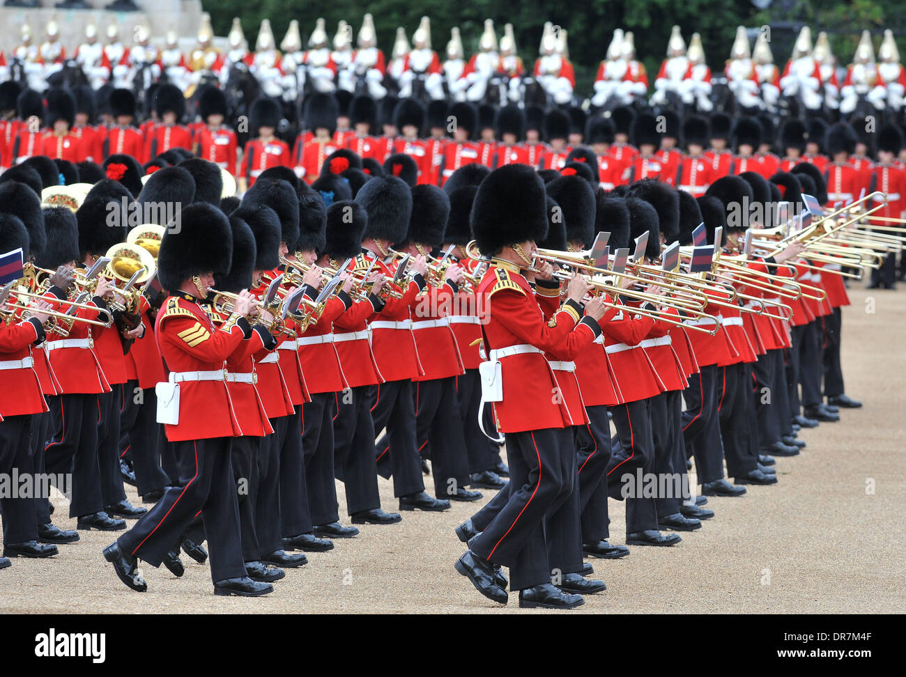 Atmosphere 2012 Trooping the Colour ceremony at the Horse Guards Parade ...