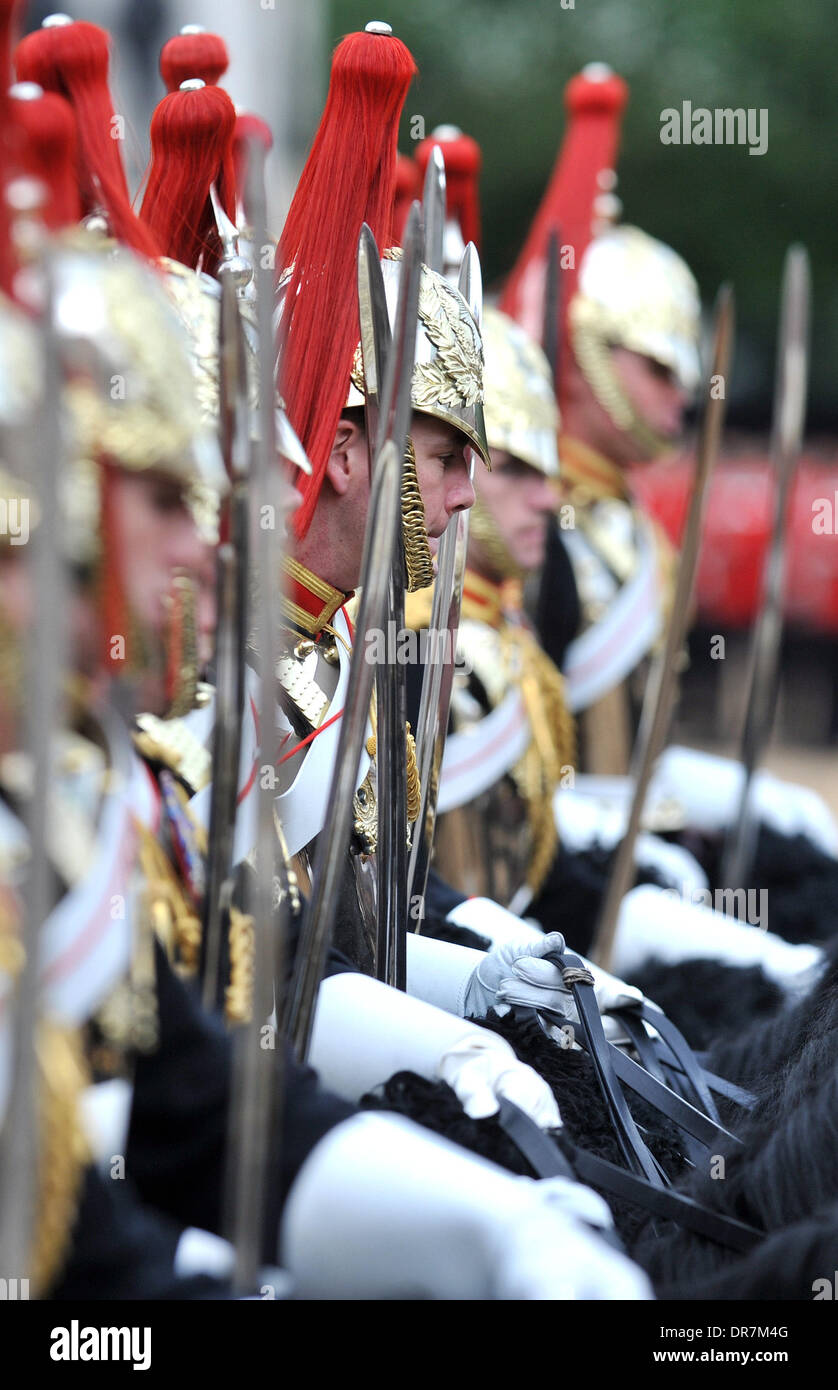 Atmosphere 2012 Trooping the Colour ceremony at the Horse Guards Parade ...