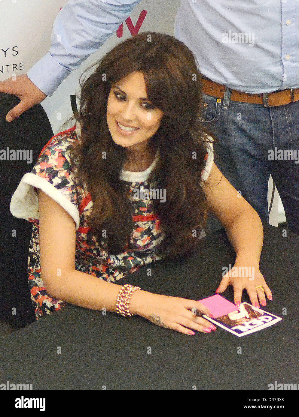 Cheryl Cole at an album signing at HMV Whiteleys Shopping Centre, Bayswater London, England - 18.06.12 Stock Photo