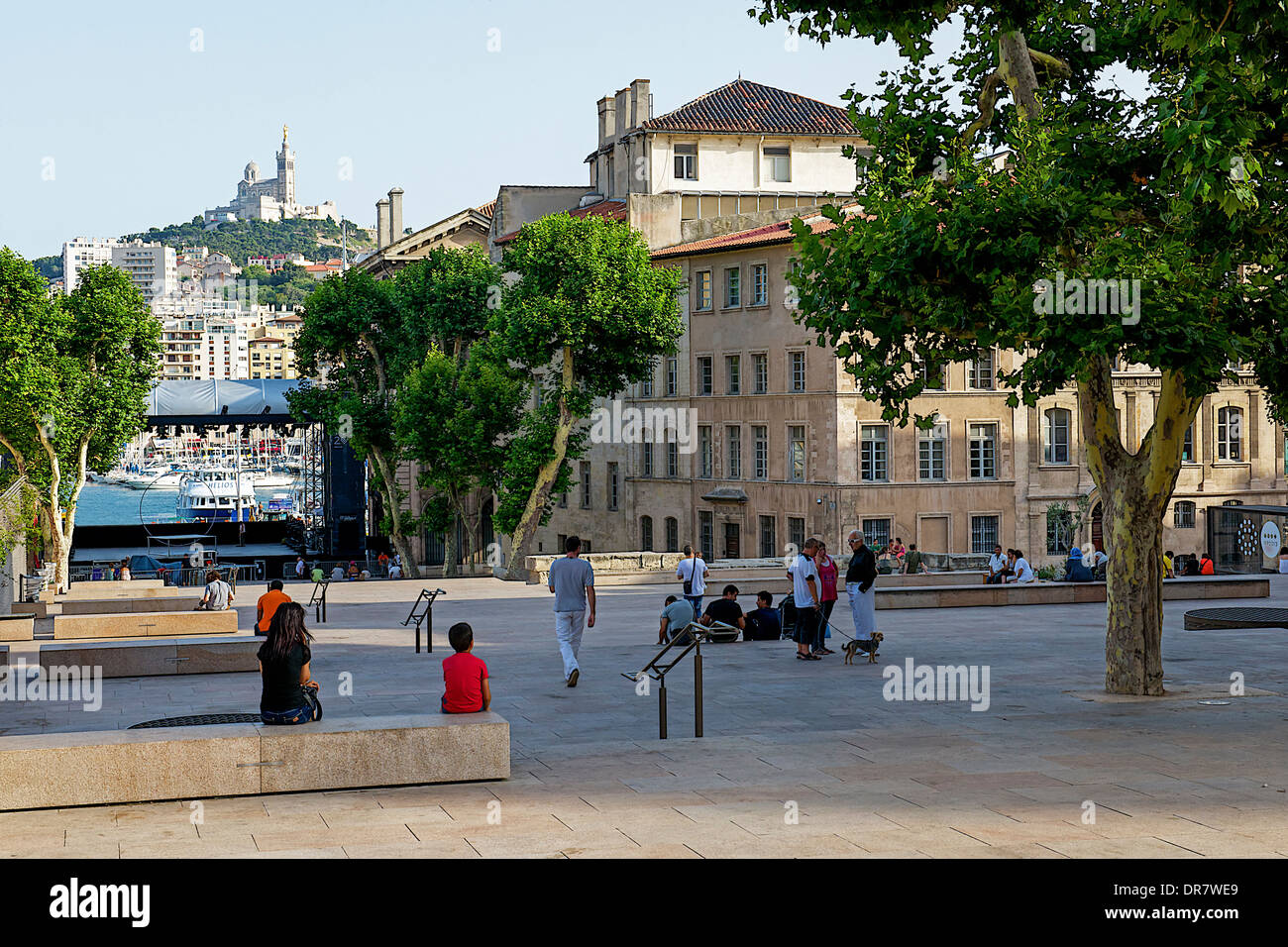 Cityscape of Marseille, France Stock Photo