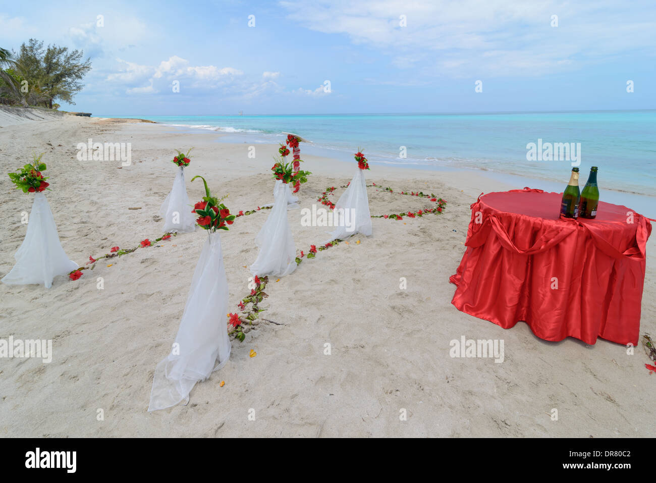 Hochzeit am Strand, Wedding on beach Stock Photo