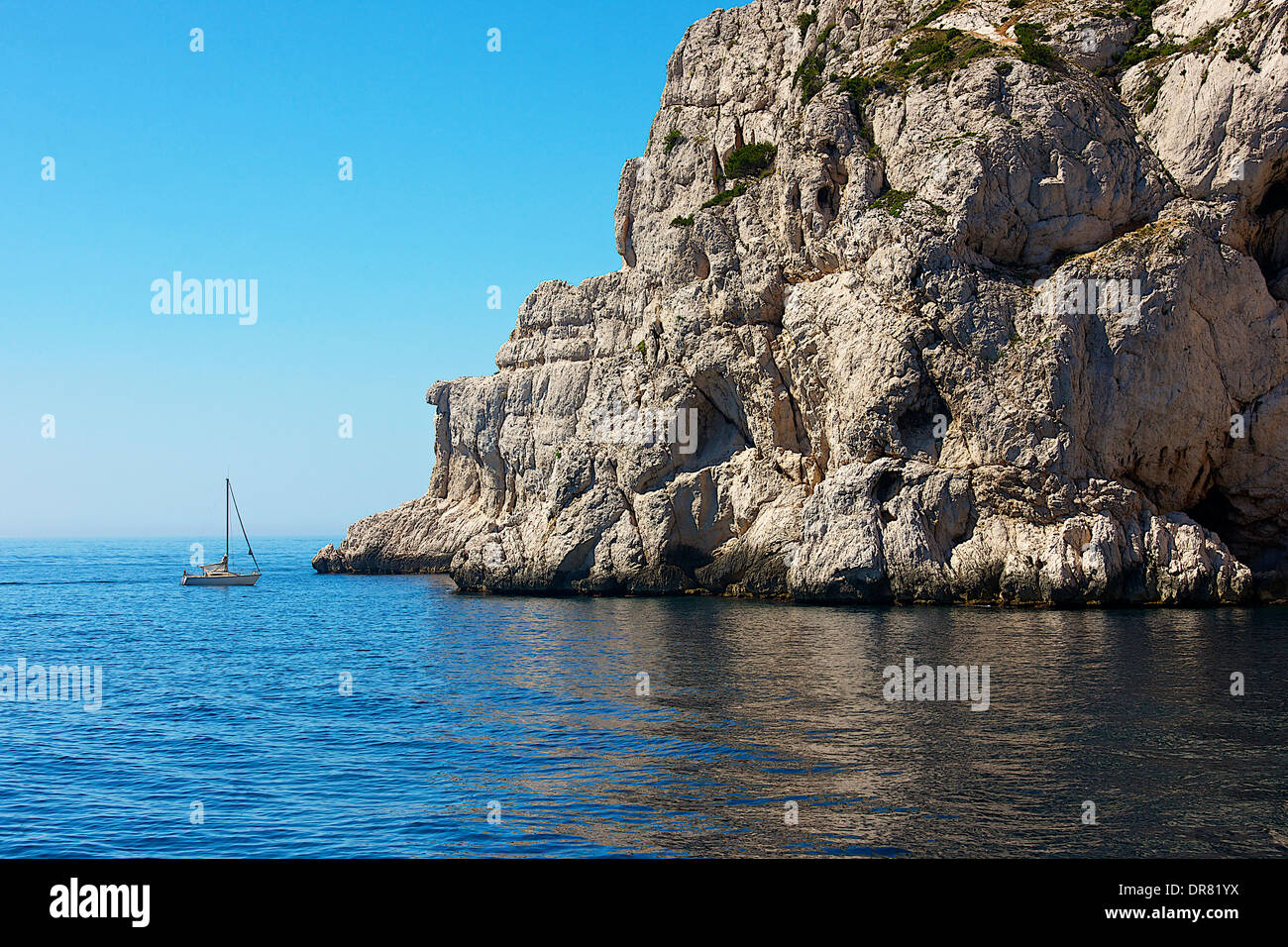 Coastline of Marseille, France Stock Photo